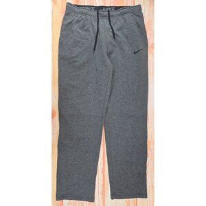 Nike Dri-Fit Mens Grey Athletic Joggers Pants Size Large